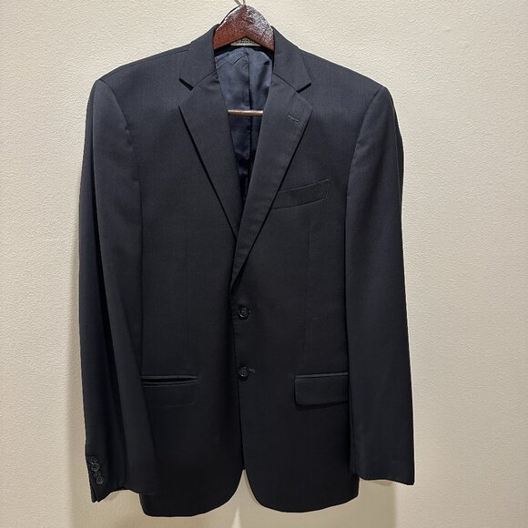 Joseph Abboud Dark Navy 2-Piece Suit - Picture 1 of 15